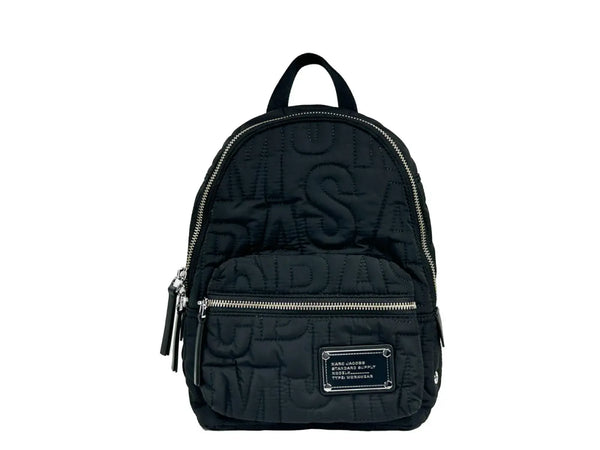 Marc Jacobs - Small Black Quilted Backpack Bookbag