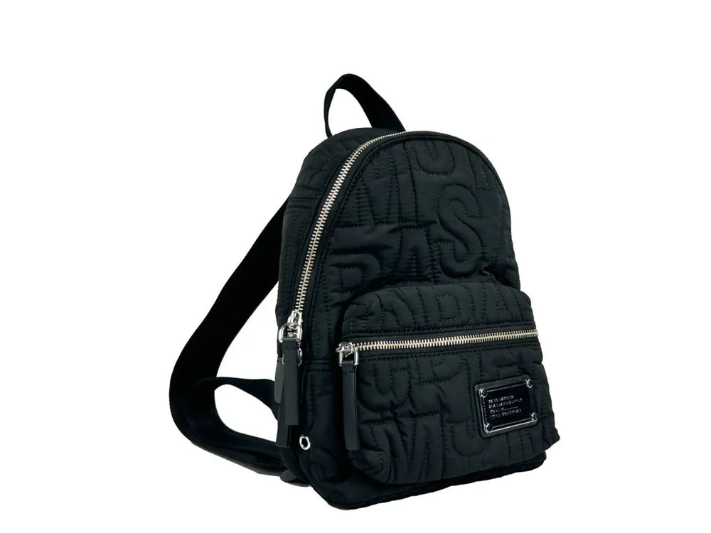 Marc Jacobs - Small Black Quilted Backpack Bookbag