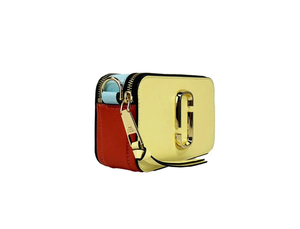 Marc Jacobs - The Snapshot Crossbody Bag (Pastel Yellow Multi)