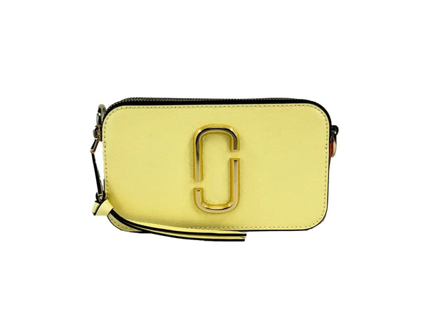 Marc Jacobs - The Snapshot Crossbody Bag (Pastel Yellow Multi)