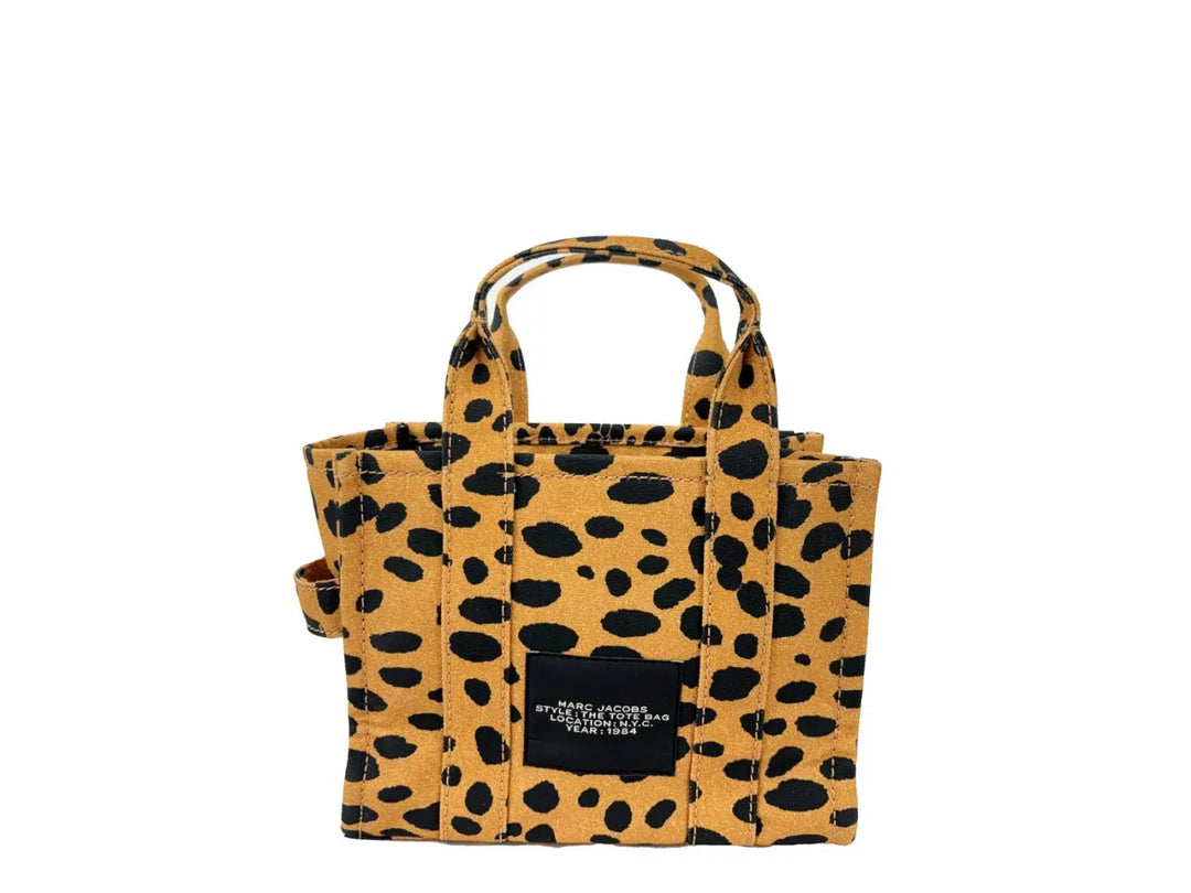 Marc Jacobs the Tote Bag Small Cheetah Canvas Crossbody