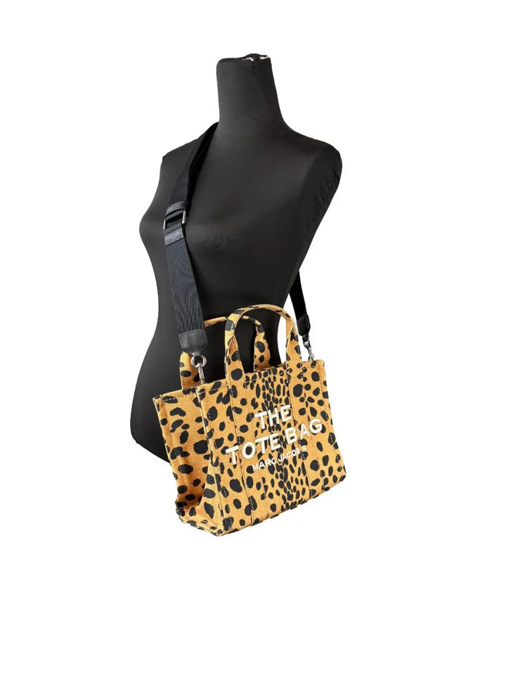 Marc Jacobs the Tote Bag Small Cheetah Canvas Crossbody