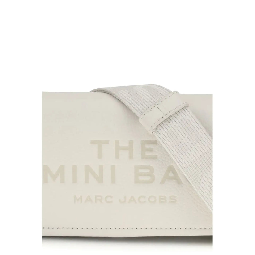 Marc Jacobs White Calf Leather Bos Taurus Shoulder Bag