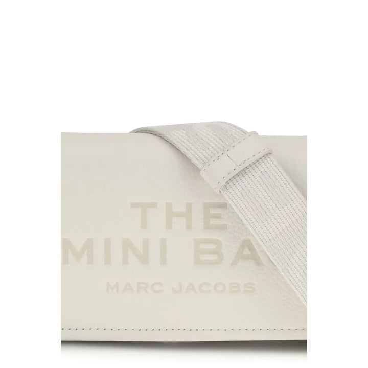 Marc Jacobs White Calf Leather Bos Taurus Shoulder Bag