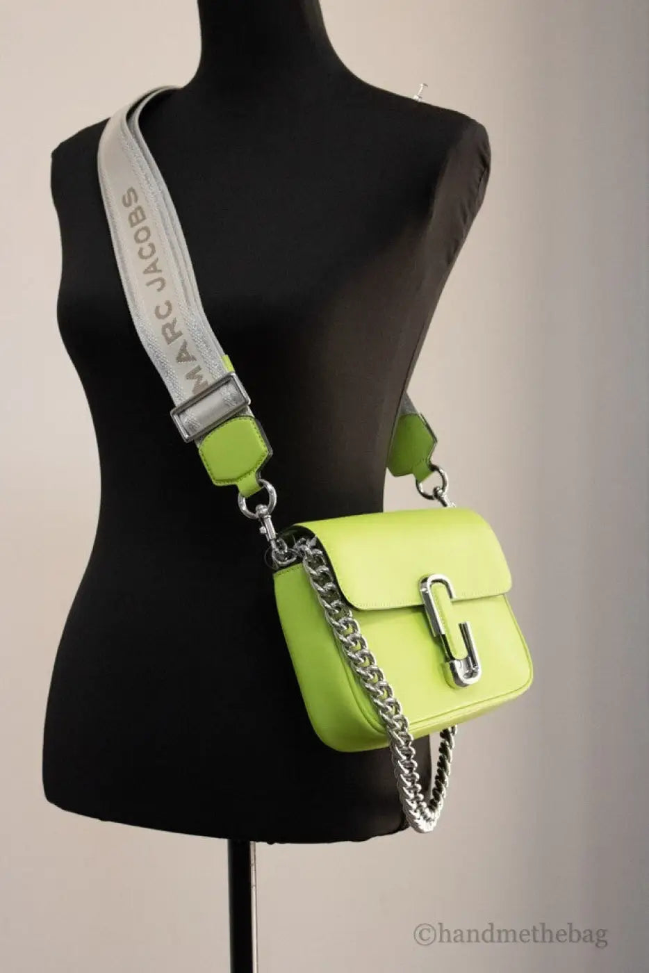 Marc Jacobs Womens The J Shoulder Bag Green Glow H956L01PF22-325 One Size
