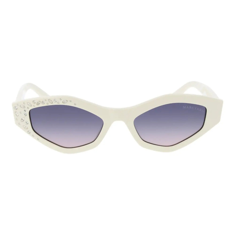 Marciano by Guess White Plastic Sunglasses