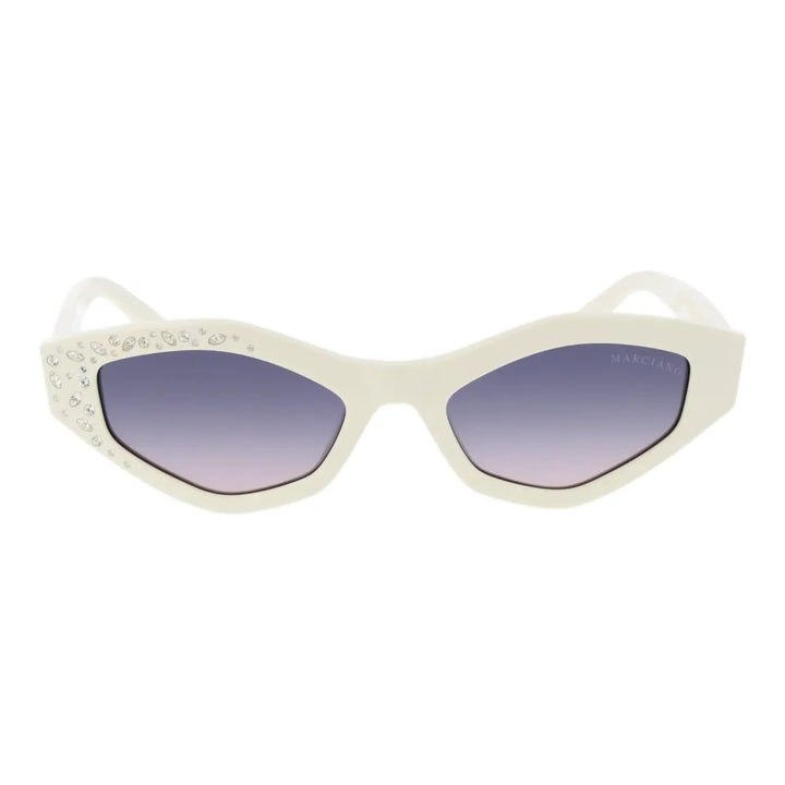 Marciano by Guess White Plastic Sunglasses