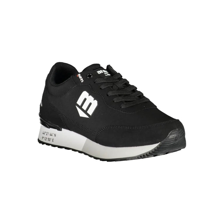 Mares Black Polyurethane Men Sneaker