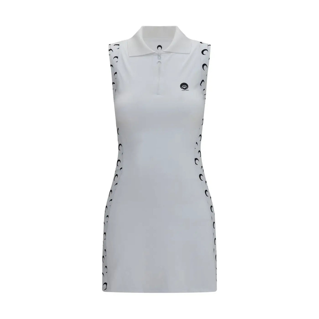 Marine Serre White Polyamide Casual Dress