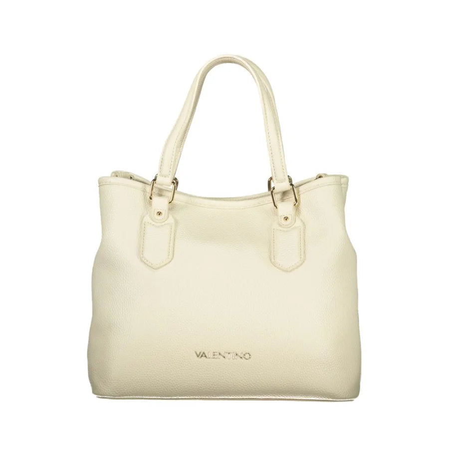 Mario Valentino Beige Polyurethane Women Handbag