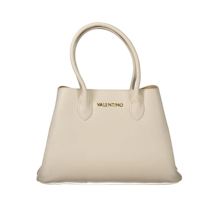 Mario Valentino Beige Polyurethane Women Handbag