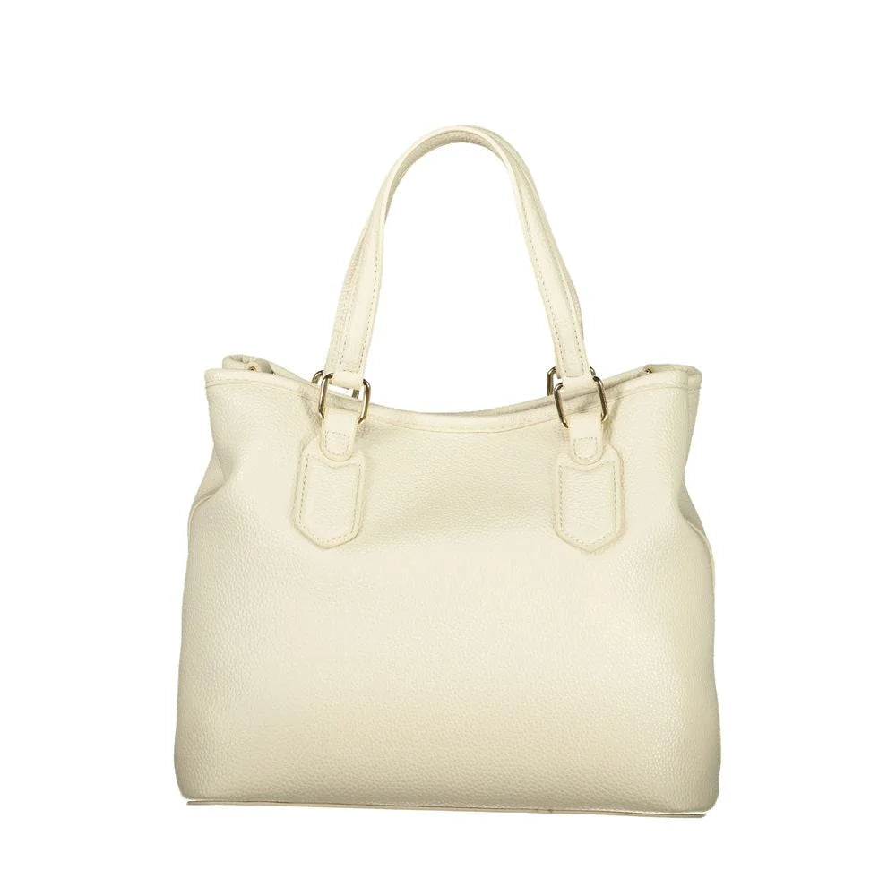 Mario Valentino Beige Polyurethane Women Handbag