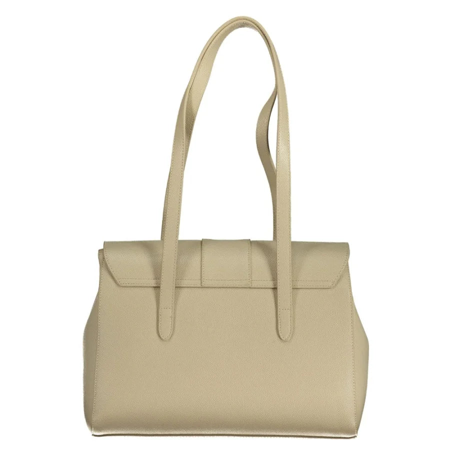 Mario Valentino Beige Polyurethane Women Handbag