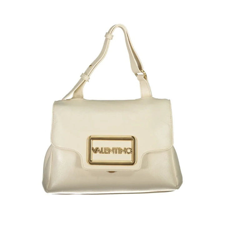 Mario Valentino Beige Polyurethane Women Handbag