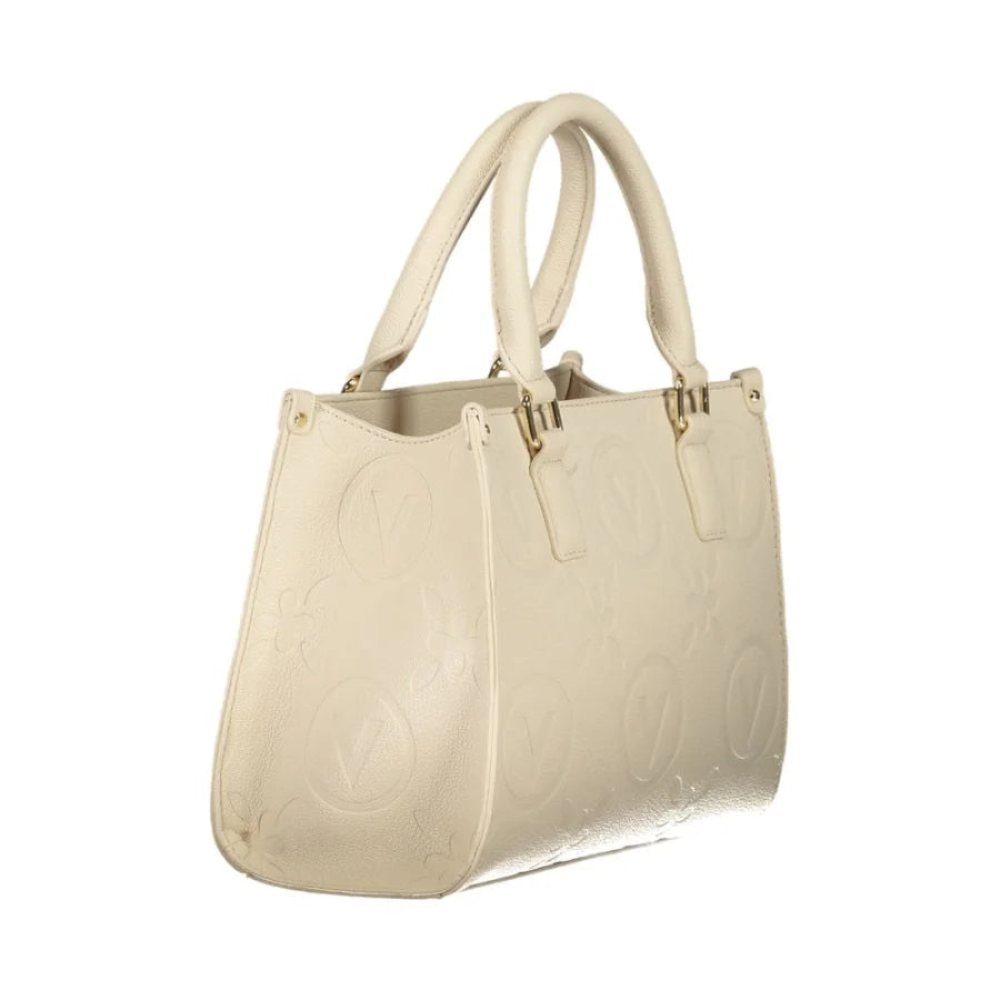 Mario Valentino Beige Polyurethane Women Handbag
