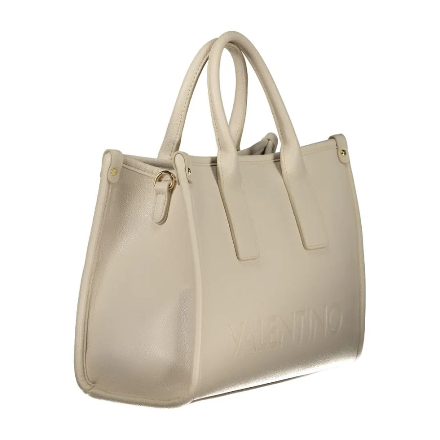 Mario Valentino Beige Polyurethane Women Handbag