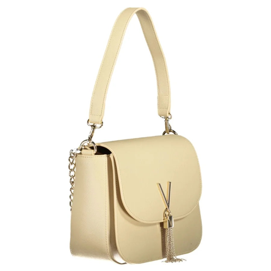 Mario Valentino Beige Polyurethane Women Handbag
