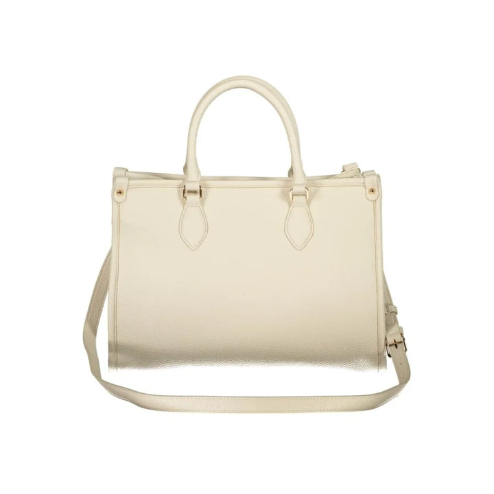Mario Valentino Beige Polyurethane Women Handbag