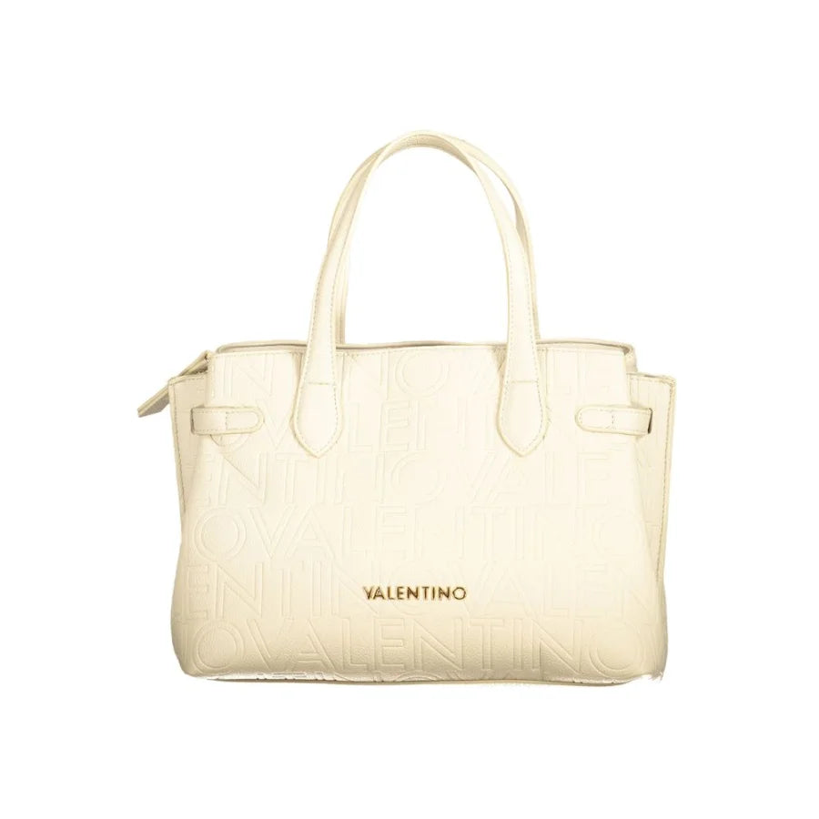 Mario Valentino Beige Polyurethane Women Handbag