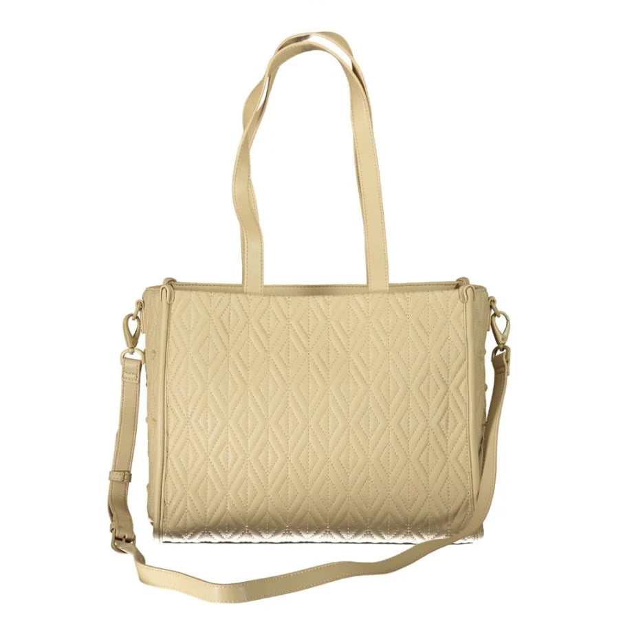 Mario Valentino Beige Polyurethane Women Handbag