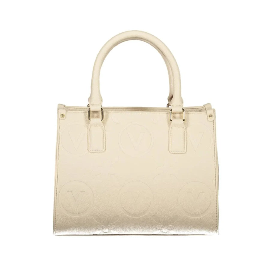 Mario Valentino Beige Polyurethane Women Handbag