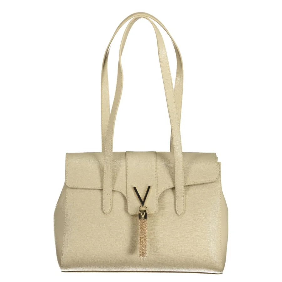 Mario Valentino Beige Polyurethane Women Handbag