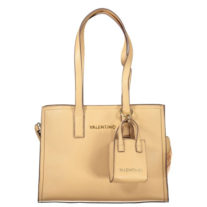 Mario Valentino Beige Polyurethane Women Handbag