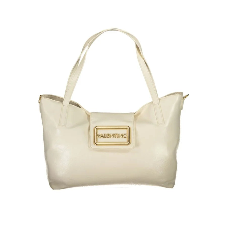Mario Valentino Beige Polyurethane Women Handbag