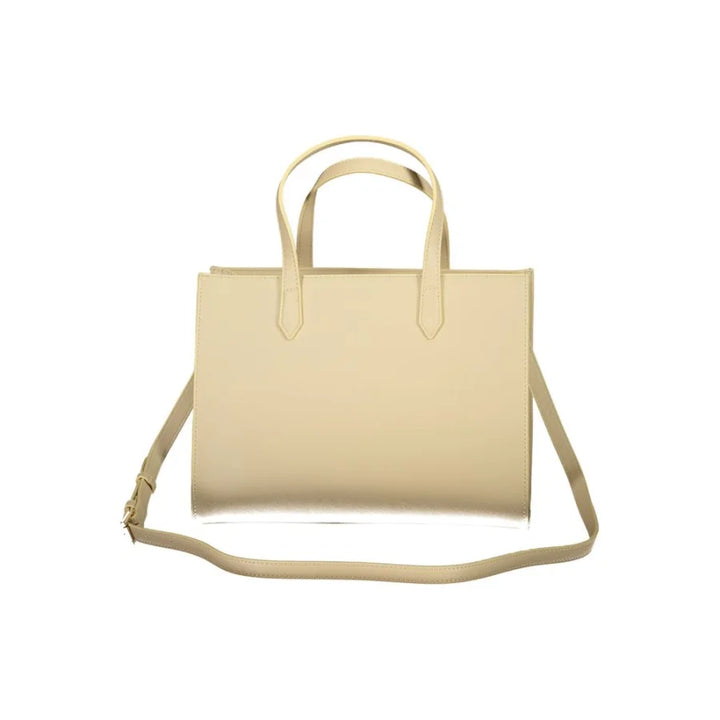 Mario Valentino Beige Polyurethane Women Handbag
