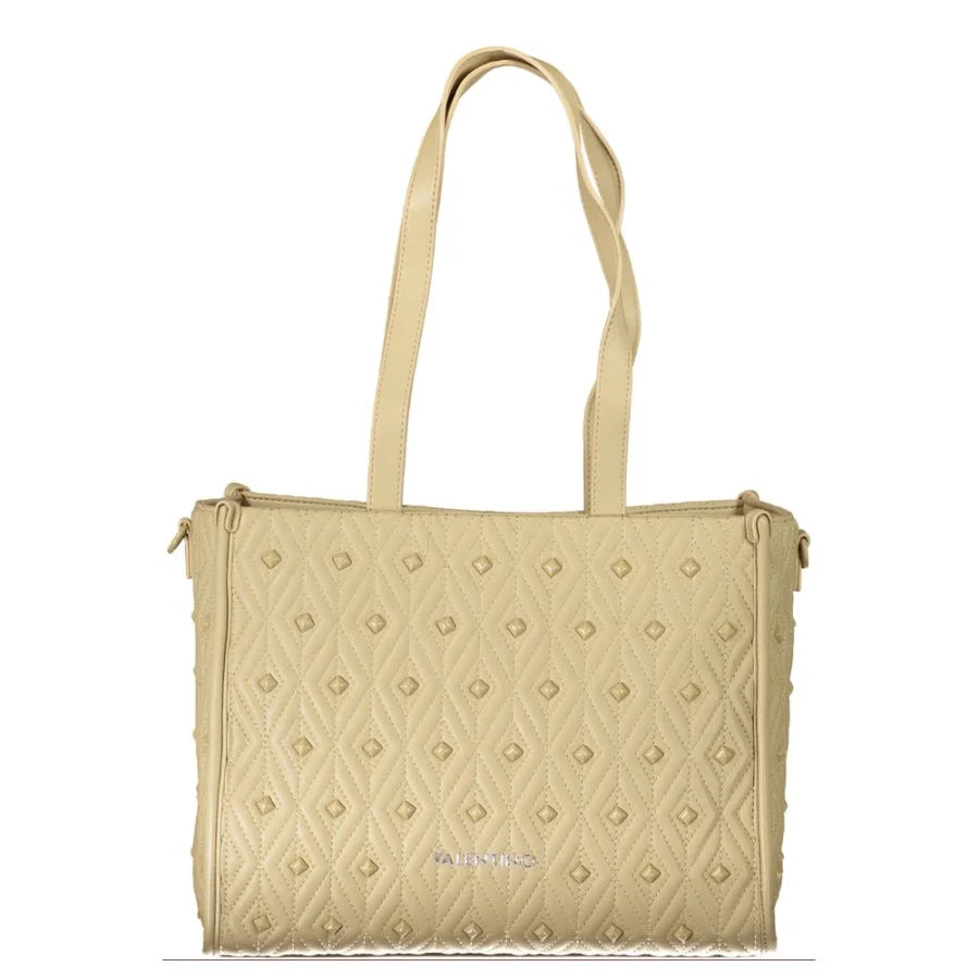 Mario Valentino Beige Polyurethane Women Handbag
