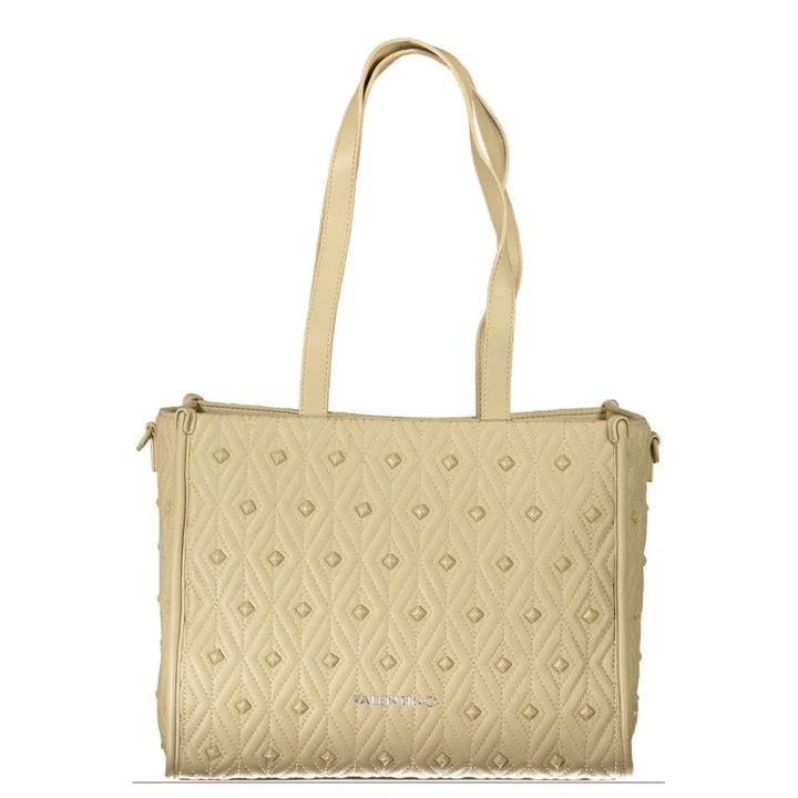 Mario Valentino Beige Polyurethane Women Handbag