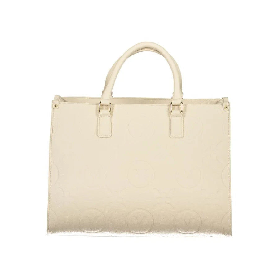 Mario Valentino Beige Polyurethane Women Handbag