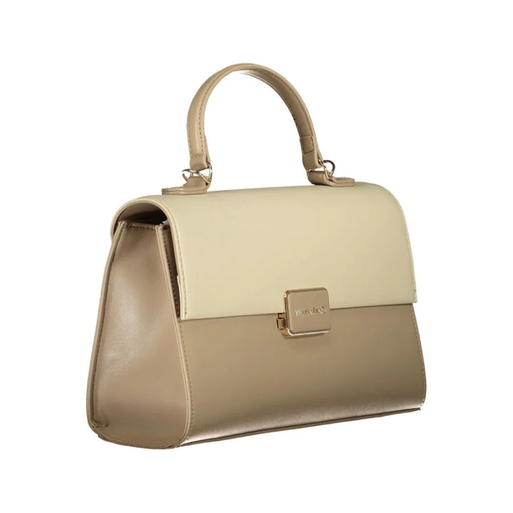 Mario Valentino Beige Polyurethane Women Handbag