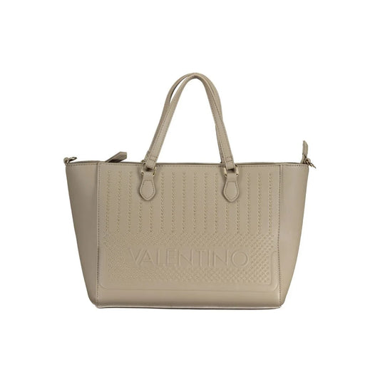 Mario Valentino Beige Polyurethane Women Handbag