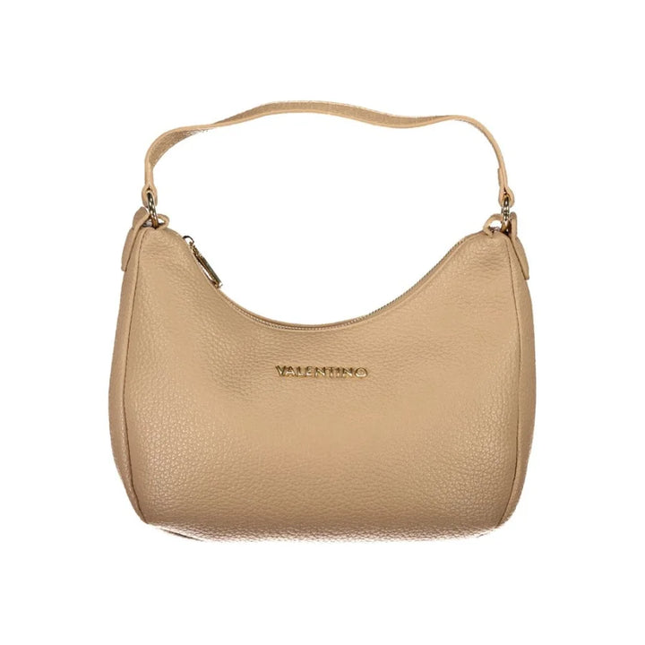 Mario Valentino Beige Polyurethane Women Shoulder Bag
