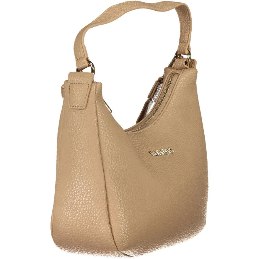 Mario Valentino Beige Polyurethane Women Shoulder Bag