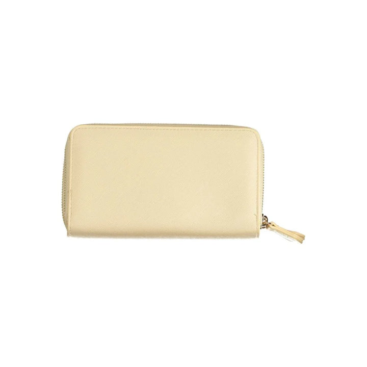 Mario Valentino Beige Polyurethane Women Wallet