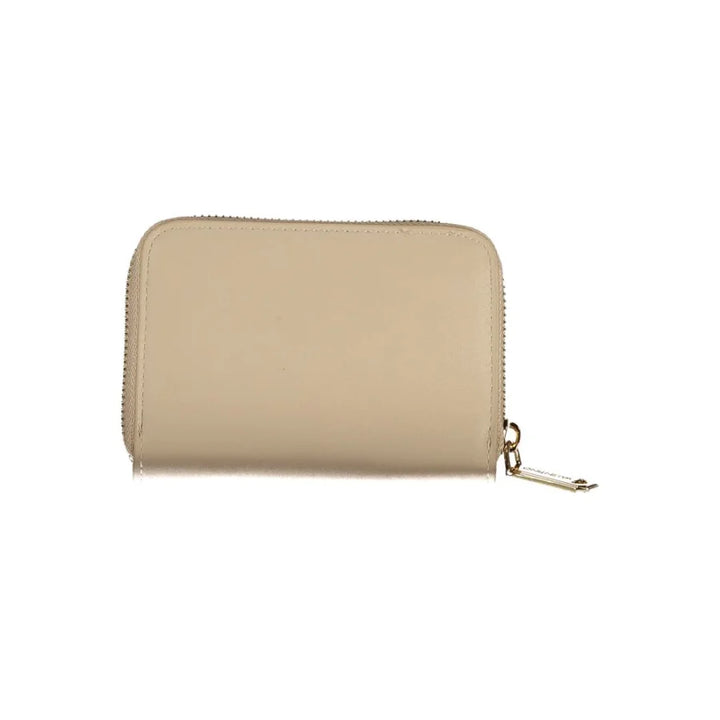 Mario Valentino Beige Polyurethane Women Wallet