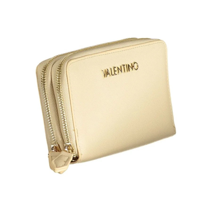 Mario Valentino Beige Polyurethane Women Wallet
