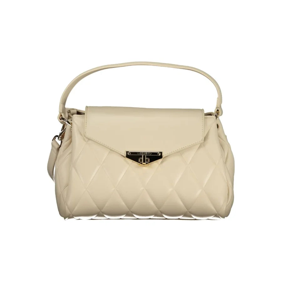 Mario Valentino Beige Polyurethane Women’s Handbag