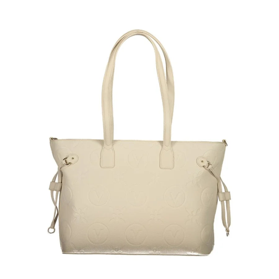 Mario Valentino Beige Polyurethane Women’s Handbag