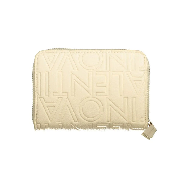 Mario Valentino Beige Polyurethane Women’s Wallet