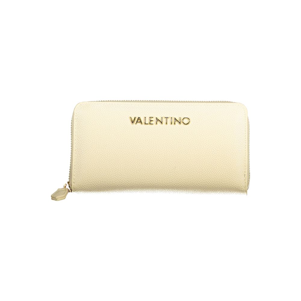 Mario Valentino Beige Polyurethane Women’s Wallet