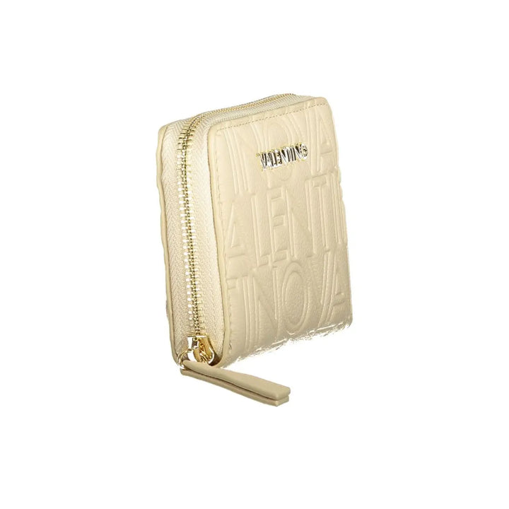 Mario Valentino Beige Polyurethane Women’s Wallet
