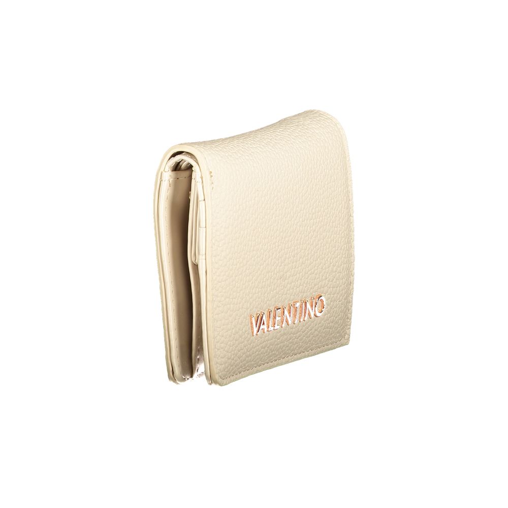 Mario Valentino Beige Polyurethane Women’s Wallet