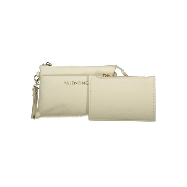 Mario Valentino Beige Polyurethane Women’s Wallet