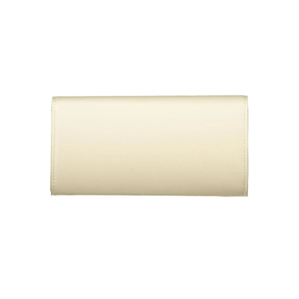 Mario Valentino Beige Polyurethane Womens Wallet