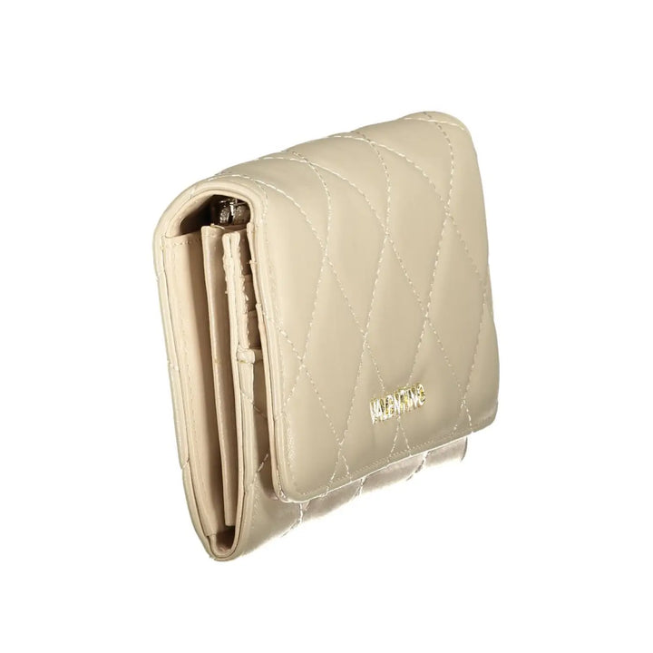 Mario Valentino Beige Polyurethane Women’s Wallet