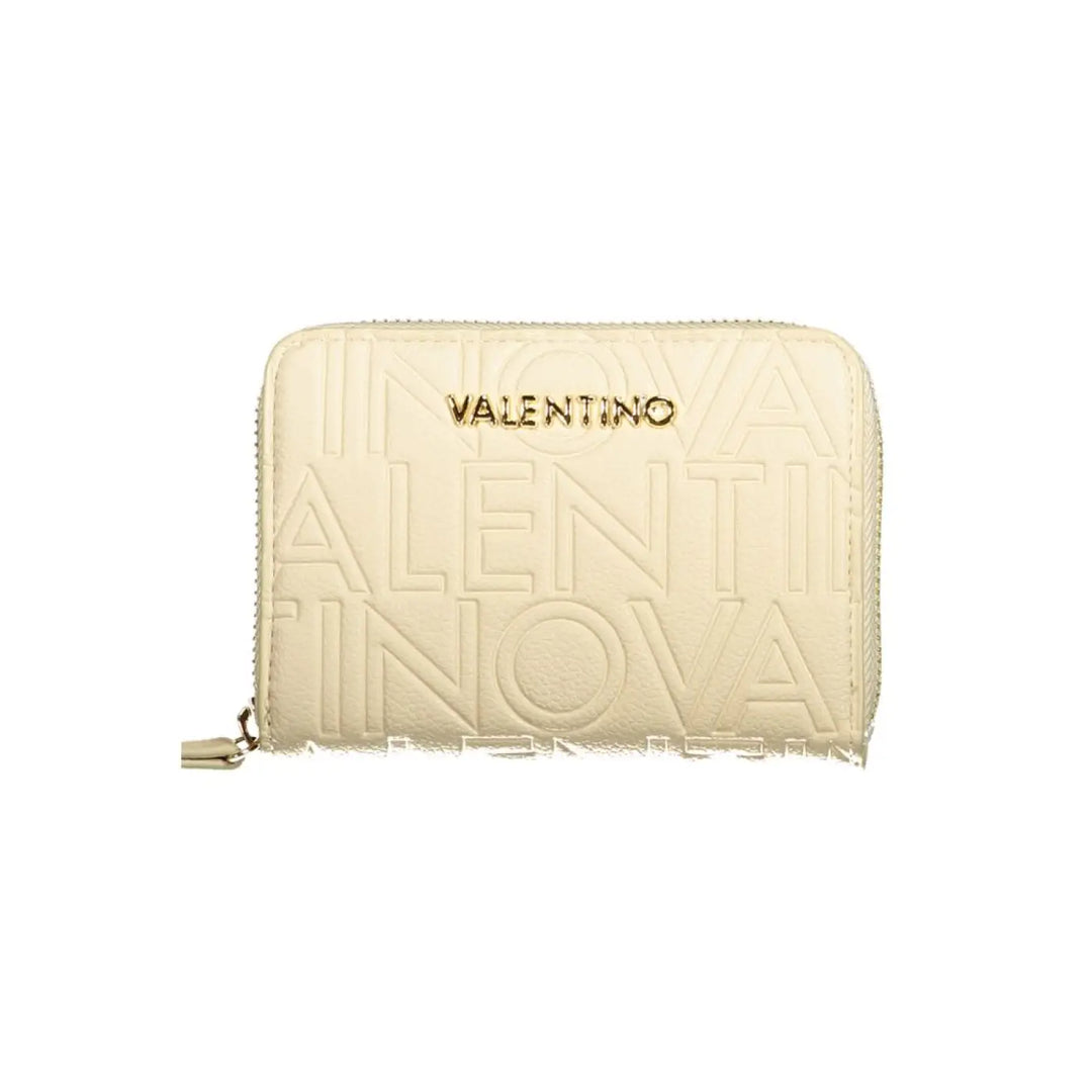 Mario Valentino Beige Polyurethane Women’s Wallet