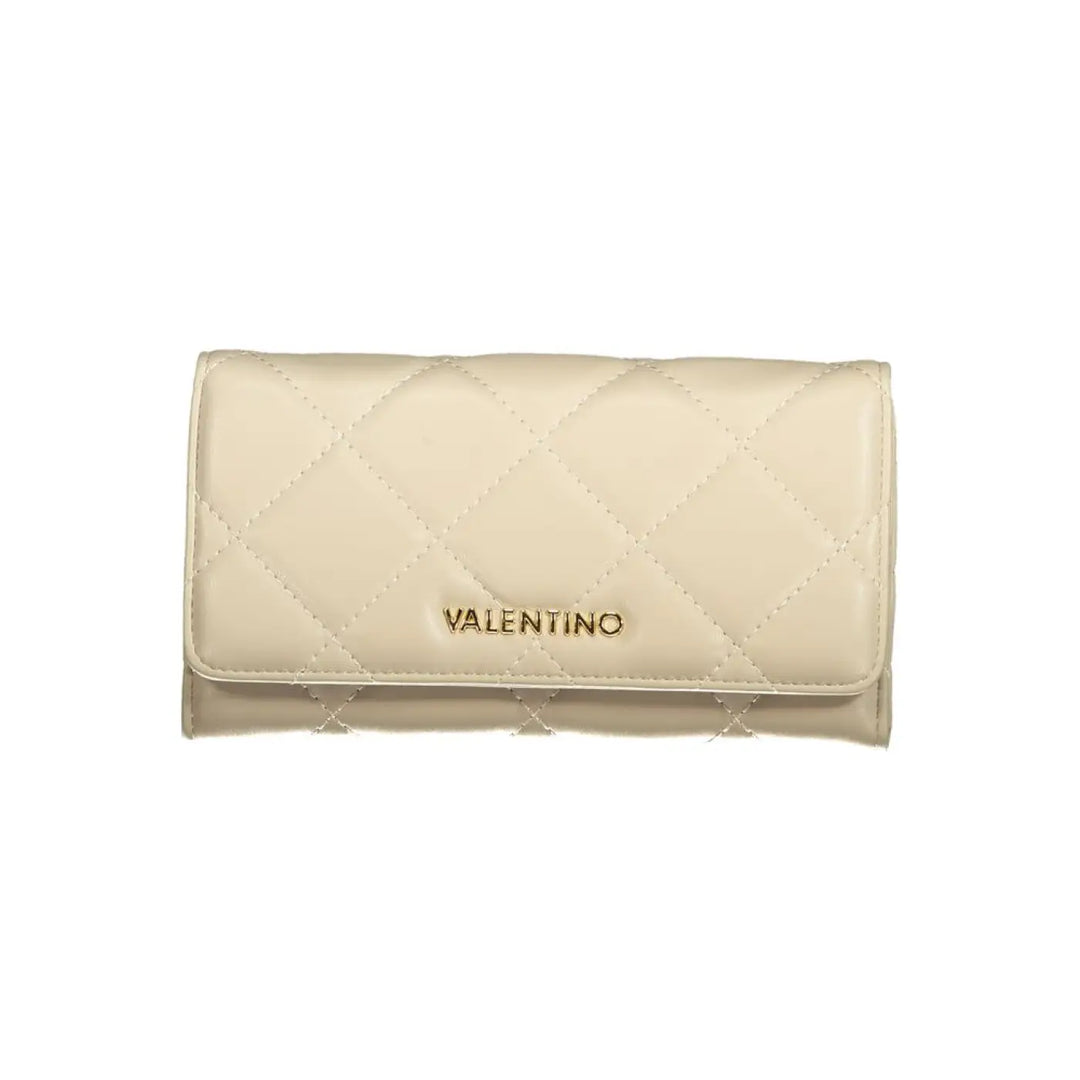 Mario Valentino Beige Polyurethane Women’s Wallet